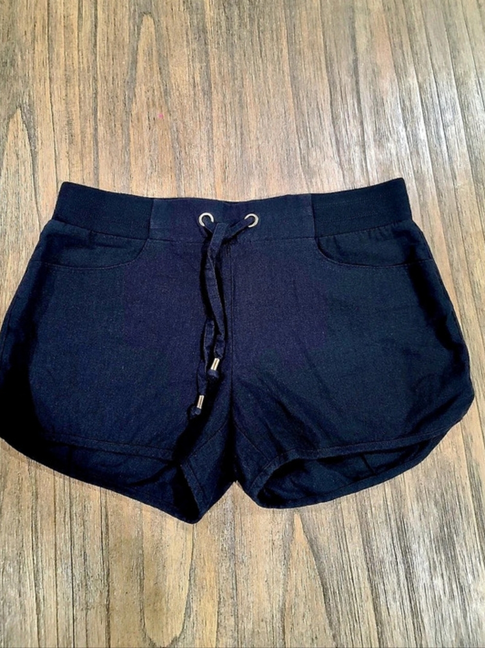 C'est Toi Black Athletic Shorts Size Large Like New